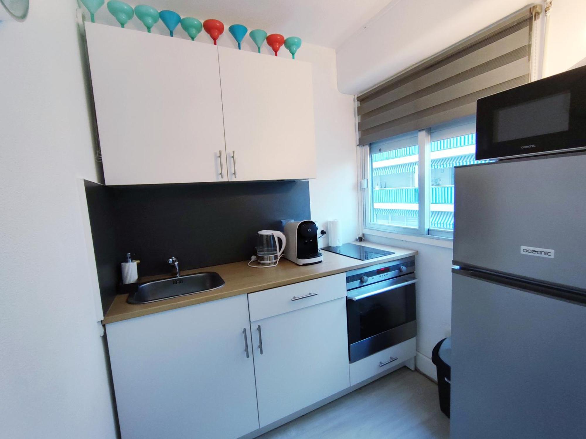 Studio T1- 2 Min Des Plages - Golf-Juan - Clim&Wifi Vallauris Exteriör bild